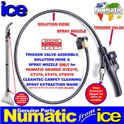 Numatic Cleantec Trigger Valve & Spray Tube Nozzle 601968 for Carpet Cleaning Floor Wand