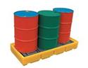 Three Drum Barrel Bunded Spill Pallet