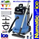Numatic WV 470-2 Wet OR Dry Commercial Vacuum Cleaner
