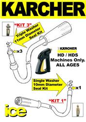 Karcher HD / HDS High Pressure Hose Spigot Swivel Seal Gasket O-Ring Kit