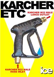 M22M x M22M KARCHER FIT Steam Cleaner Pressure Washer Trigger Gun