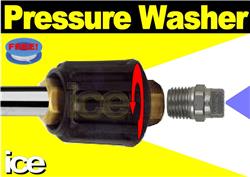 Pressure Washer Variable Adjustable High Low 2-Way Chemical Nozzle