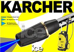 Karcher HD HDS 3-Way Triple Variable Adjustable Nozzle - Pencil, Fan, Chemical Jet