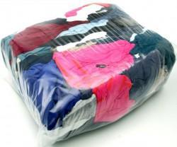 10 Kgs Mixed Bag Bale Coloured Cotton Cloth Pieces Workshop Cleaning Rags Wipers 