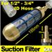 Heavy Duty Pressure Washer Brass Weighted Suction Water Intake Inlet Filter Strainer for 1/2