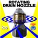 Rotating Drain Sewer Jetting Jetter Cleaning Nozzle - Special Order Sizes 08-2.0