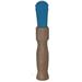 Alloy Wheel Cleaning Detailing Brush - Blue Bristle Wood Handle