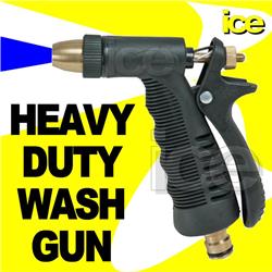 Valeting Garden Trigger Spray Wash Gun Nozzle Hozelock Gardena Quick Connect Release