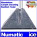 Numatic 275mm CT Aluminium Fishtail Extraction Carpet Cleaning Suction Head 601423